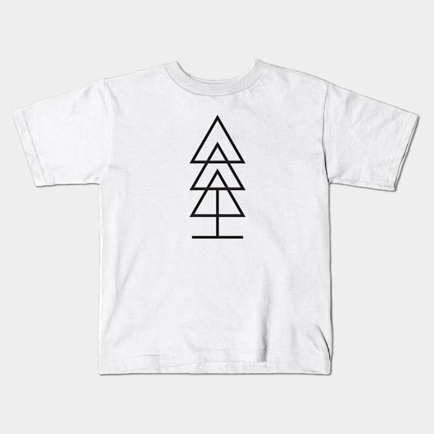 Pine Kids T-Shirt by d_p